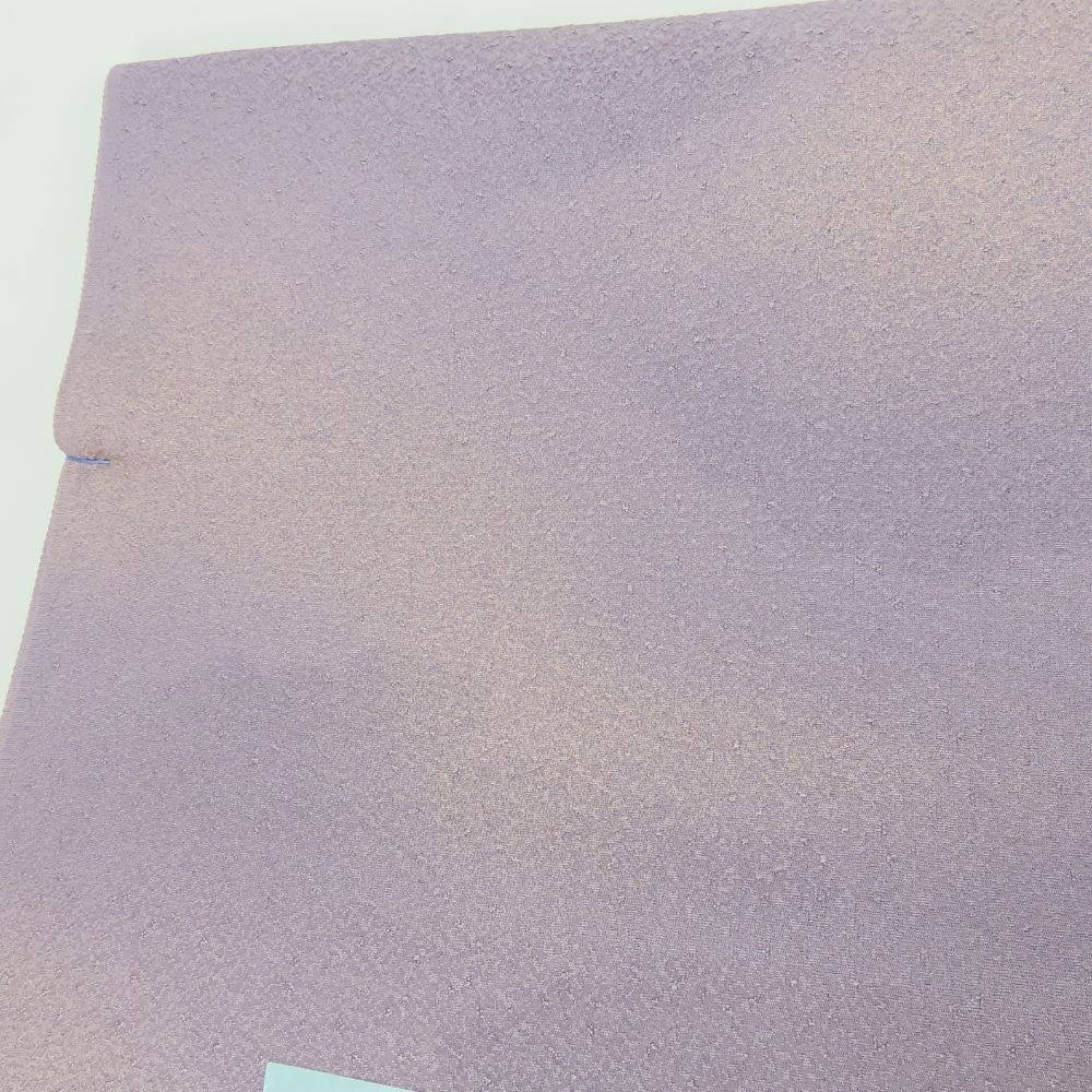 中古】未使用展示品 反物 光雅染 夢彩胡蝶 正絹 くすみ藤 パープル系