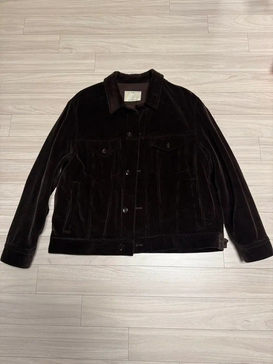 ポッタリー コーデュロイ トラッカー ジャケット ブラウン 3