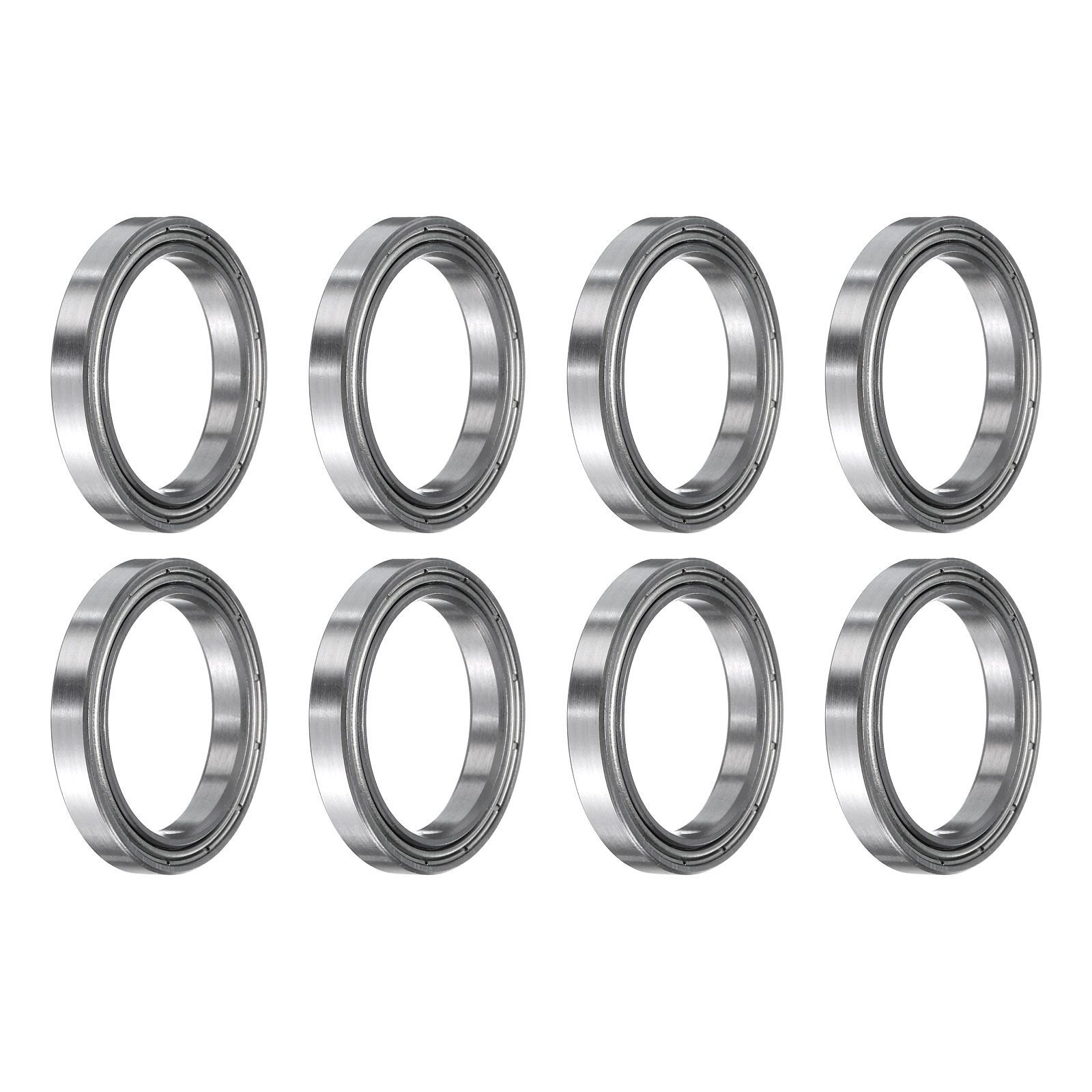 uxcell 8個の6704ZZディープグルーブボールベアリング クロム鋼Z2