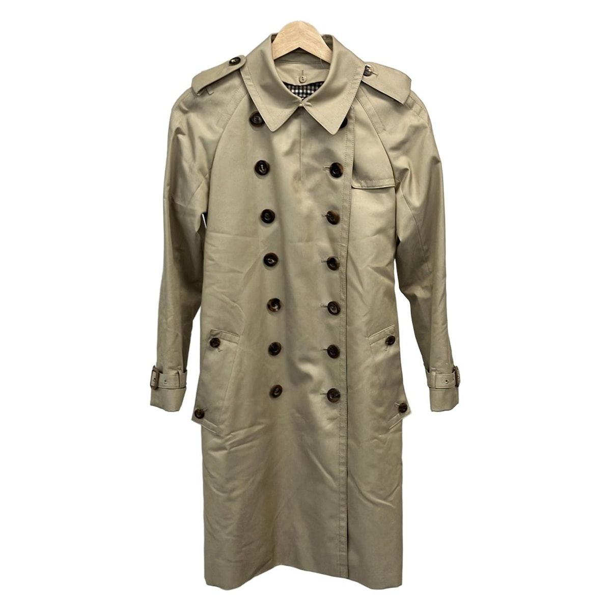 Aquascutum(アクアスキュータム) トレンチコート サイズ6 M レディース - ベージュ 長袖/秋/春