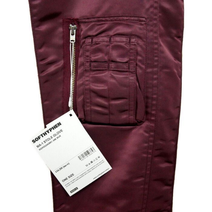 SOFTHYPHEN ソフトハイフン 国内正規 24AW MA-1 STOLE GLOVE ストール