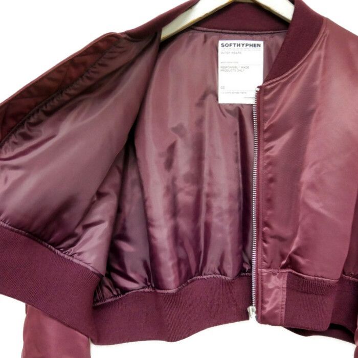 SOFTHYPHEN ソフトハイフン 国内正規 24AW SHORT MA-1 ショート丈