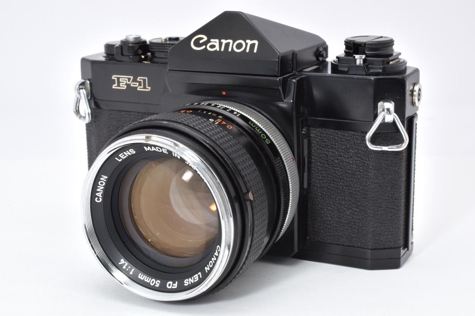 4584 キヤノン Canon F 1 FD 50 mm 4 フィルム 一眼レフ カメラ