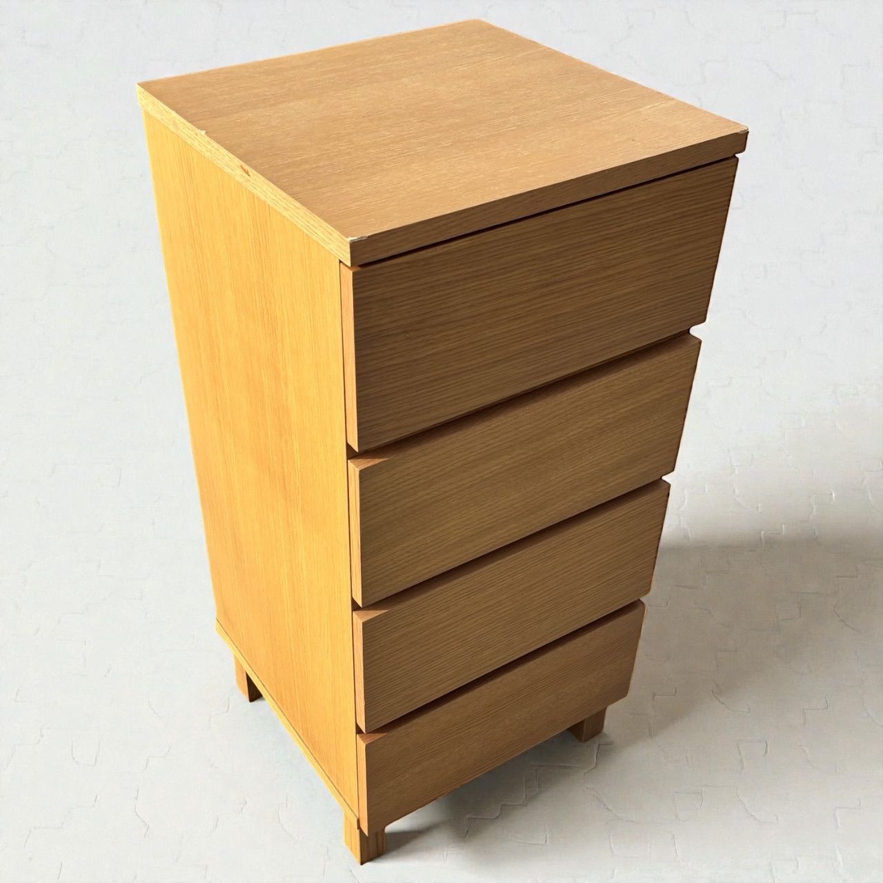 無印良品 廃盤 無印良品 MUJI チェスト オーク材 木製 4段 引き出し