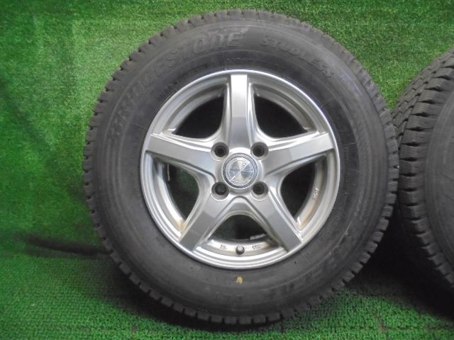 5 FC 407 BB 6 製 165 R 13 LT PR ブリヂストン ブリザックVL 1 スタッドレスタイヤ アルミホイール4本セット サクシード