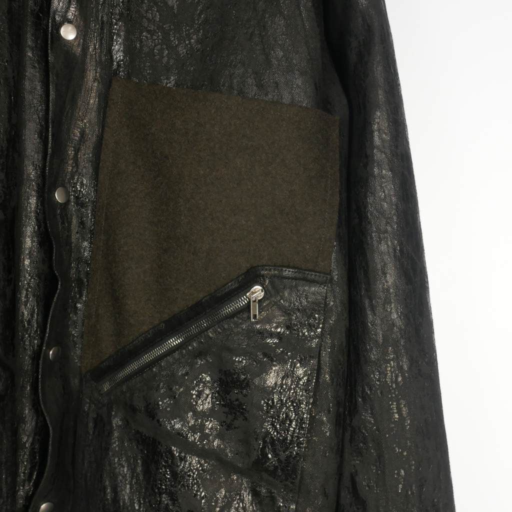 リックオウエンス Rick Owens 24AW TOUR HOODIE コーティング デニム