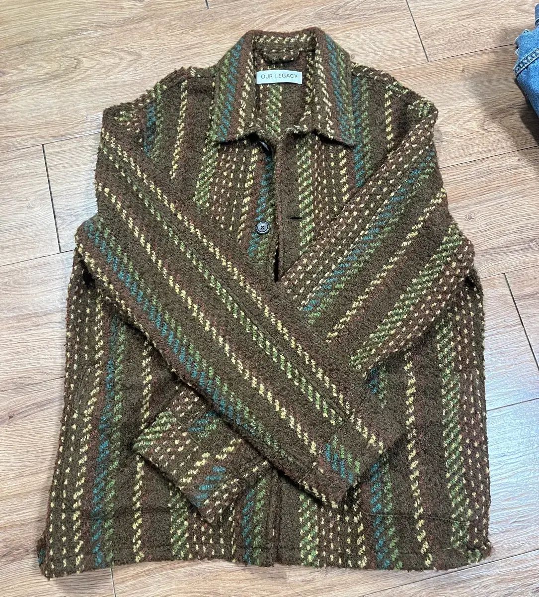 OUR LEGACY アワーレガシー ブルーアーカイブ ブルアカ ボックス ジャケット ジャズ ウール カレイドスコープ