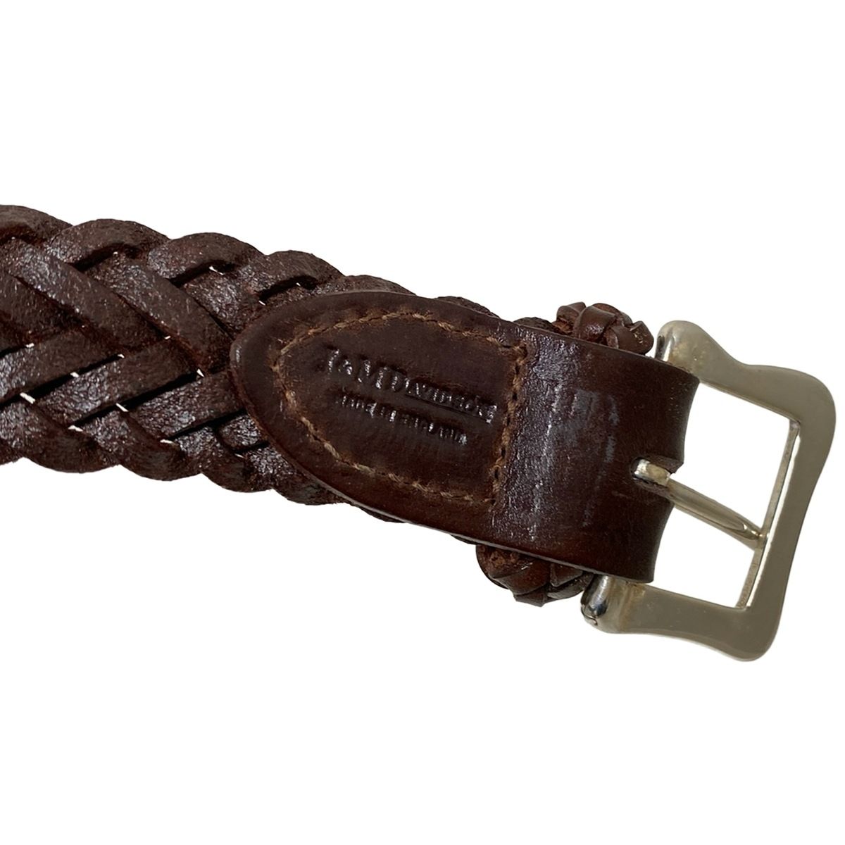 J&MDavidson(ジェイ&エムデヴィッドソン) ベルト 28/70 ダークブラウン