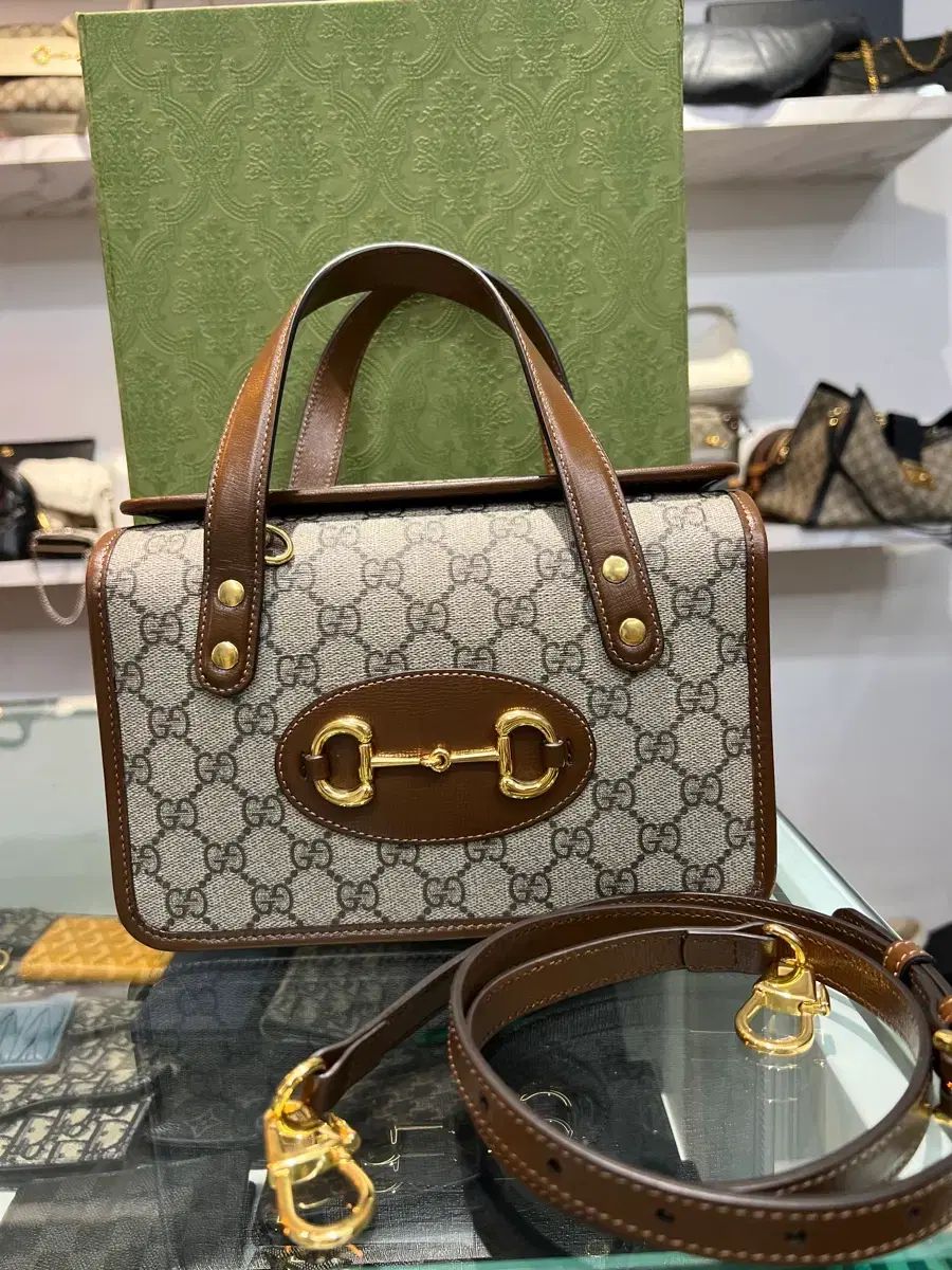 645453 グッチ ホースビット 1955 ミニ トップハンドルバッグ クロスバック