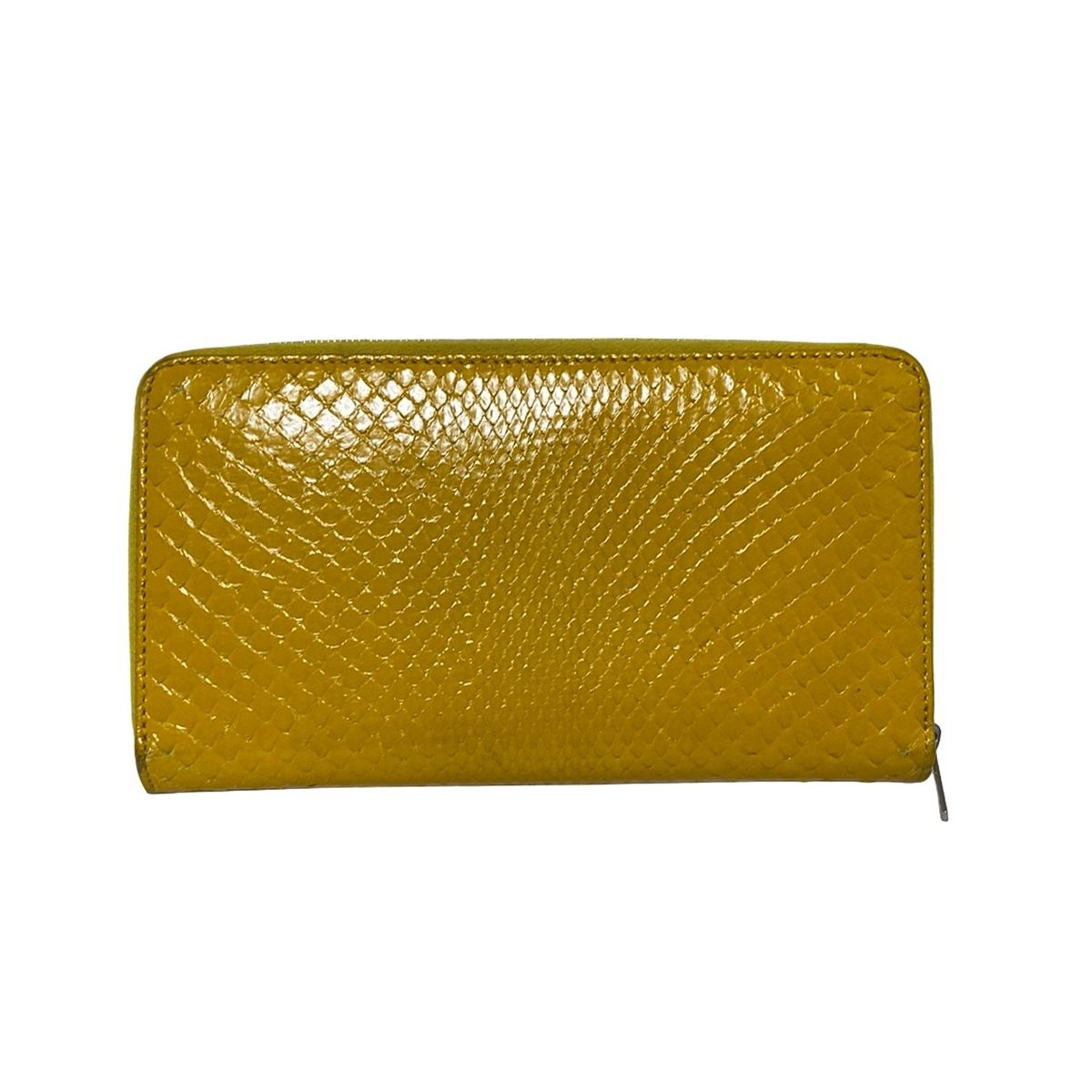 CELINE / 長財布/レディース/イエロー/汚れ CELINE(セリーヌ) 長財布 - ダークイエロー ラウンドファスナー - メルカリ
