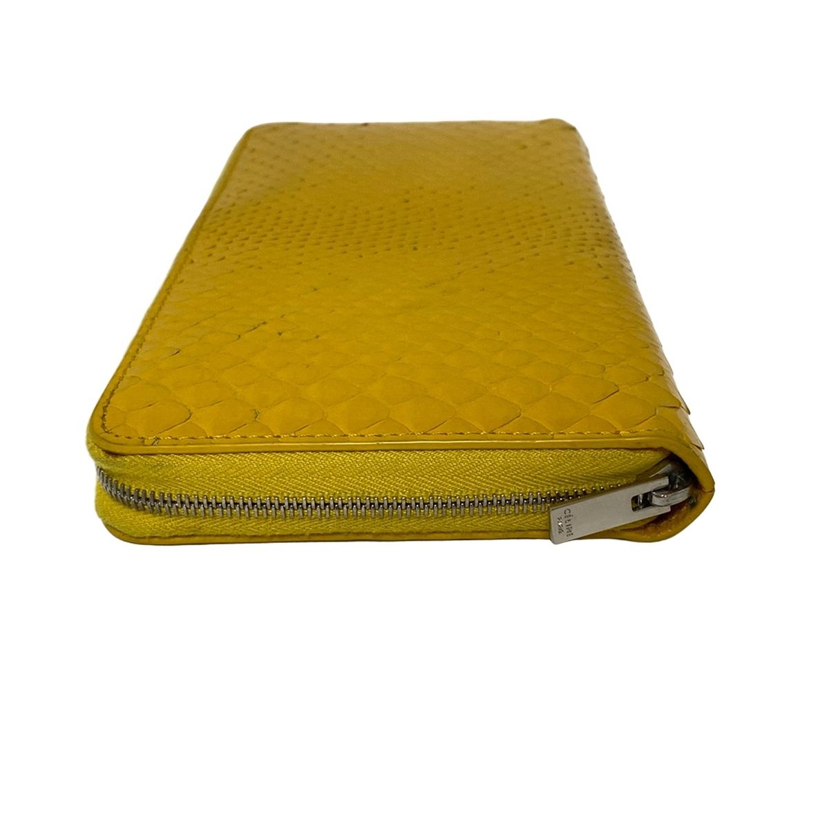 CELINE(セリーヌ) 長財布 - ダークイエロー ラウンドファスナー - メルカリ