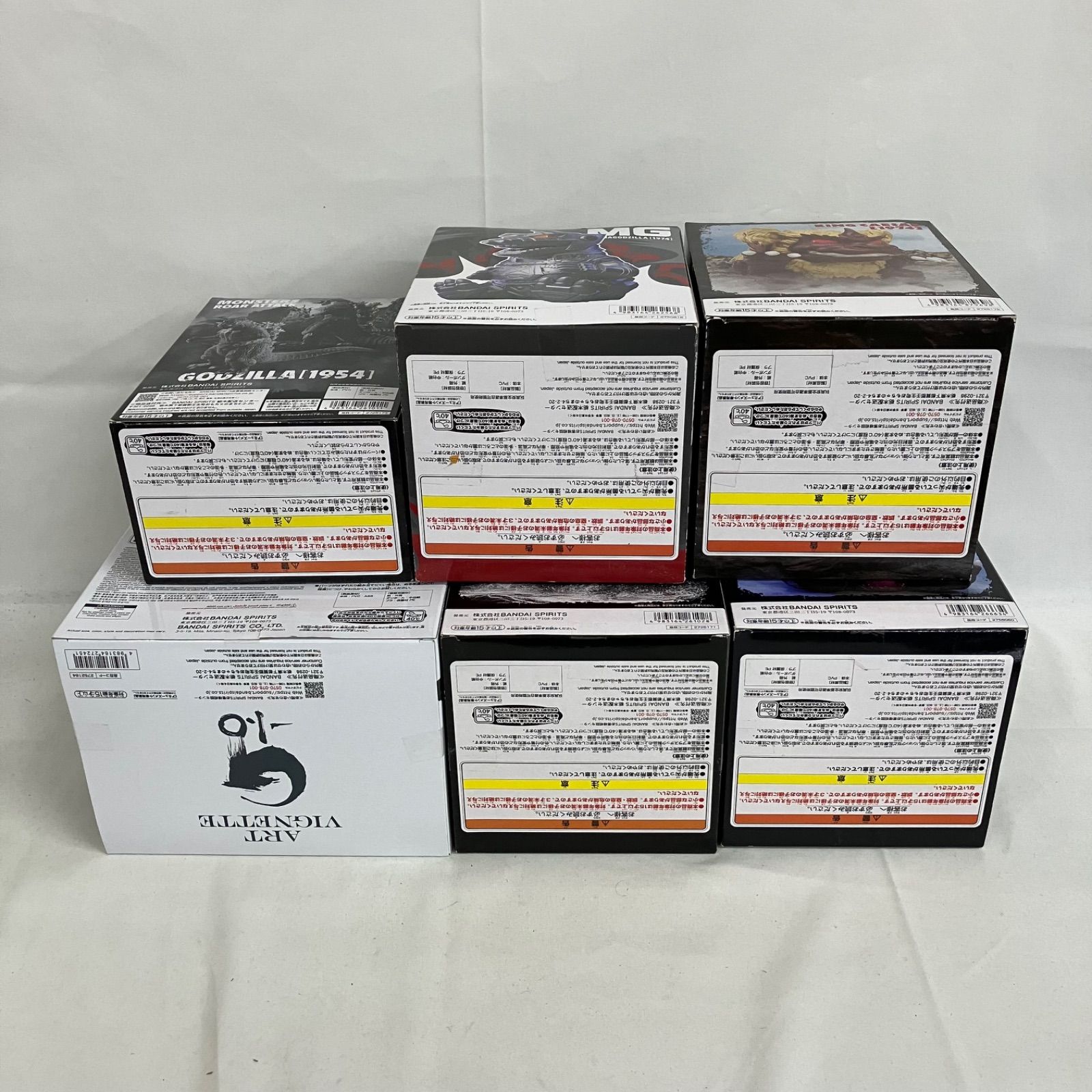 未開封 東宝怪獣シリーズ 鎮座獣 ゴジラ 他 フィギュア 6個セット