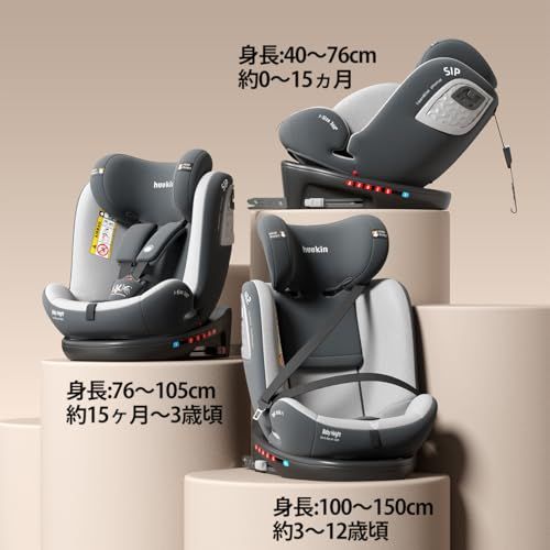 開封済・未使用品】heekin チャイルドシート 360度回転式 ISOFIX固定