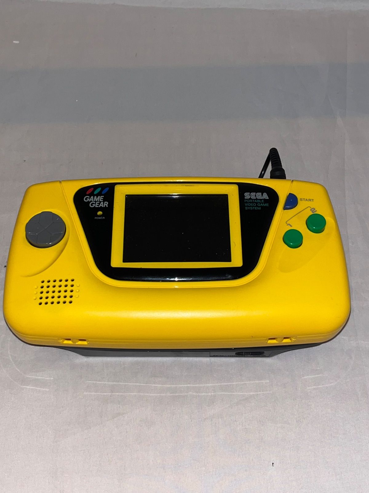 ゲームギア本体 イエロー パワーバッテリー 動作 ソフト ゲームギア