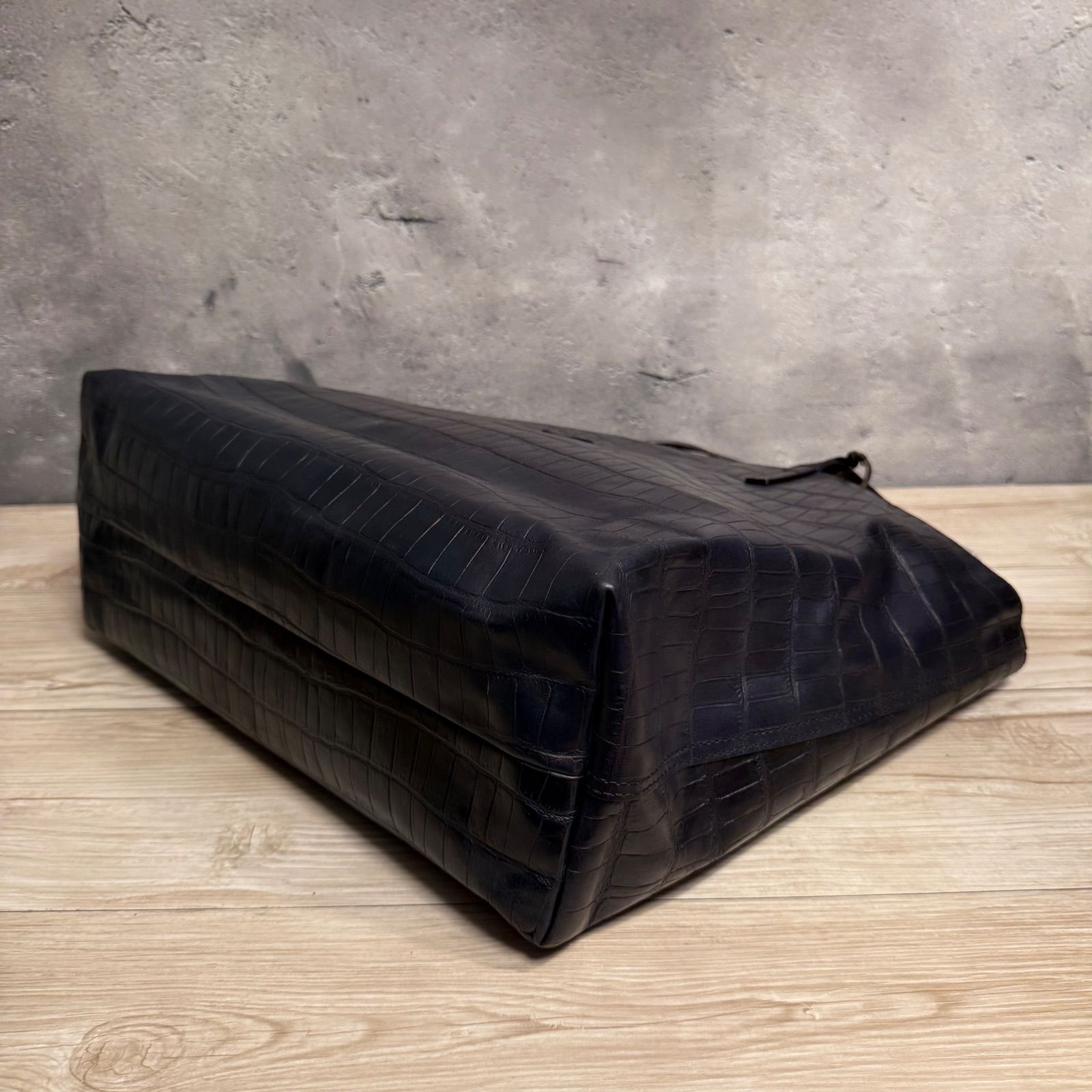 Felisi フェリージ 11-91 トートバッグ ダークネイビー 大容量 上質