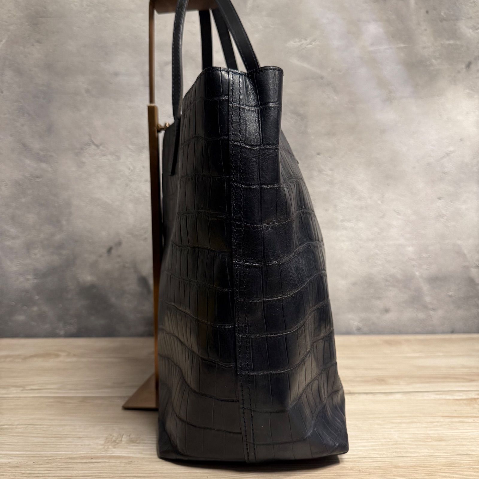 Felisi フェリージ 11-91 トートバッグ ダークネイビー 大容量 上質