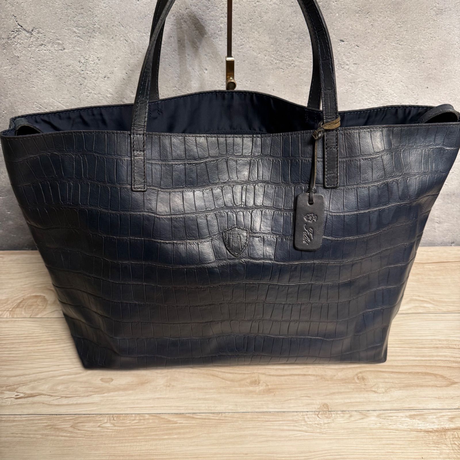 Felisi フェリージ 11-91 トートバッグ ダークネイビー 大容量 上質