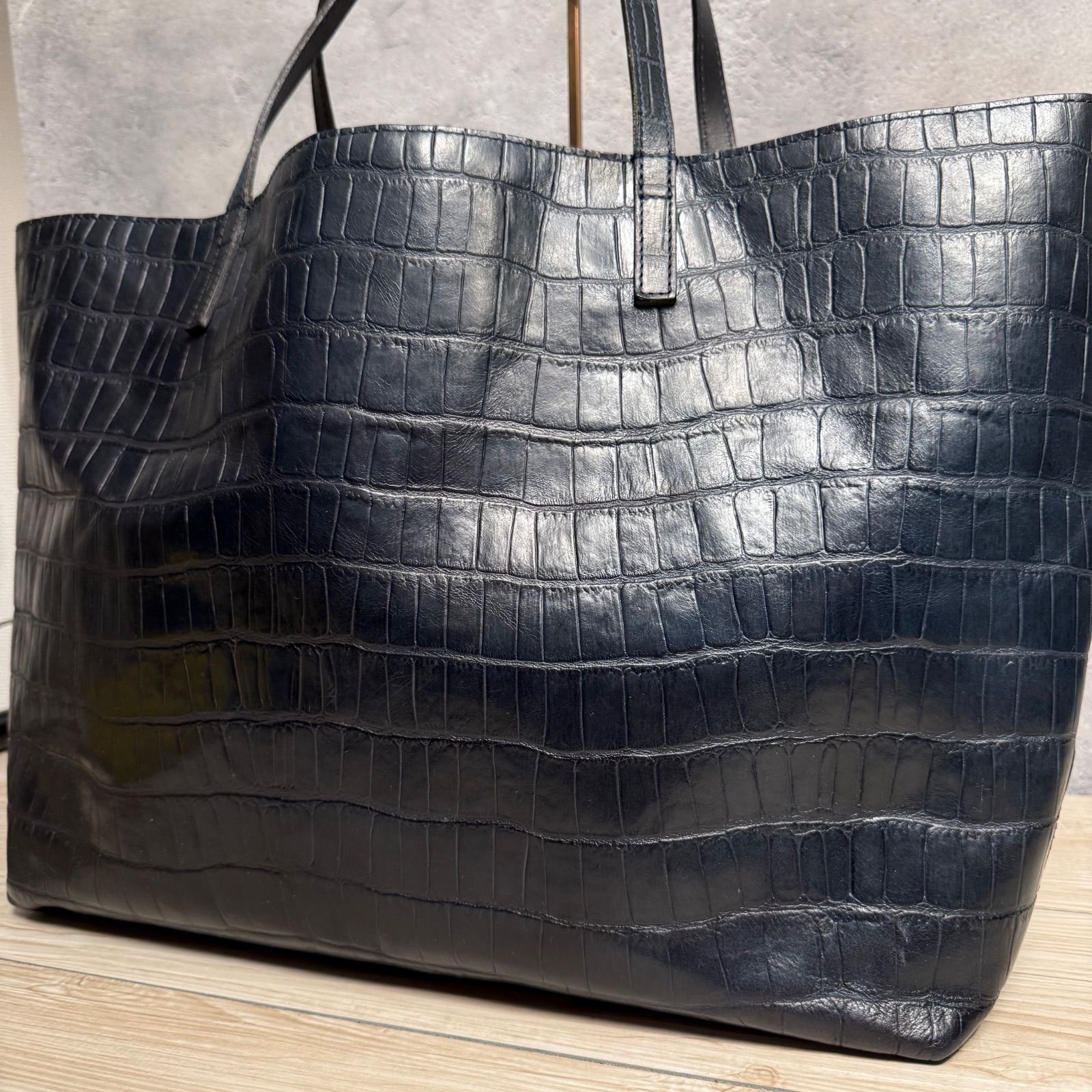 Felisi フェリージ 11-91 トートバッグ ダークネイビー 大容量 上質