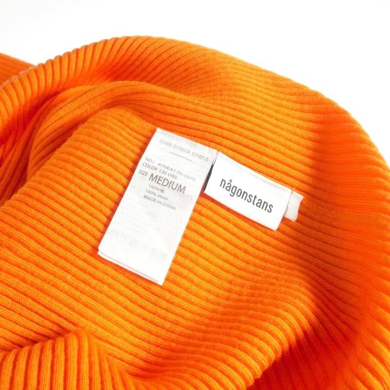 ナゴンスタンス nagonstans クルーネック リブニット セーター ウール