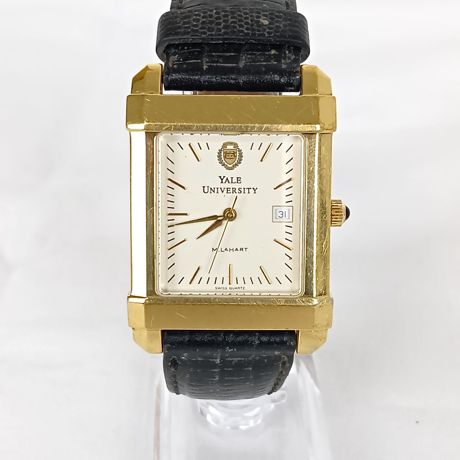 YALE UNIVERSITY エール大学 腕時計 クォーツ M.LAHART 動作品