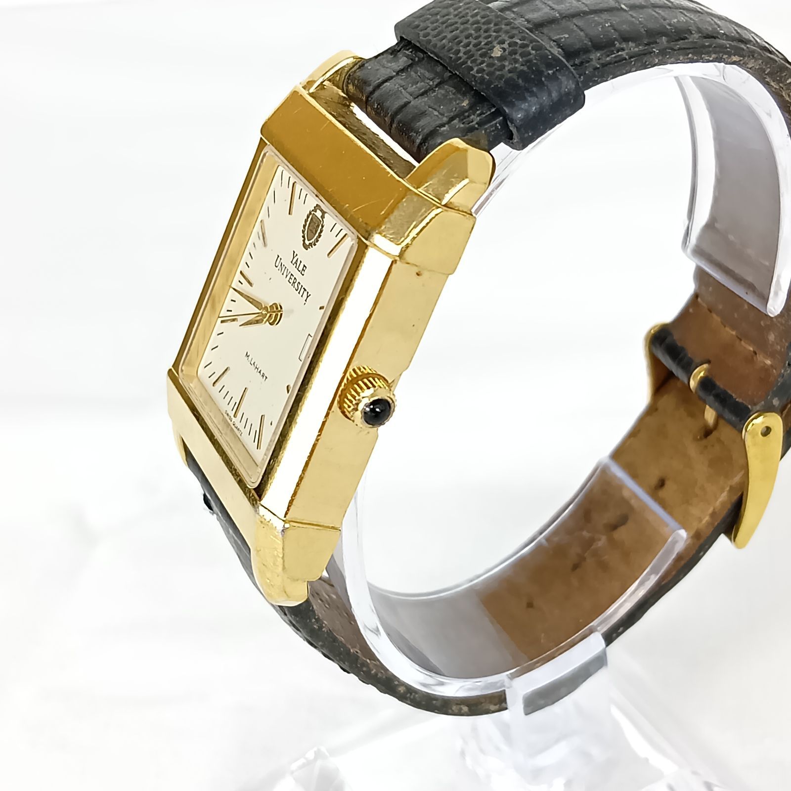 YALE UNIVERSITY エール大学 腕時計 クォーツ M LAHART 動作品
