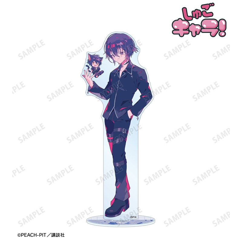 しゅごキャラ　月詠イクト　限定　抽選会　非売品　特大アクリルスタンドフィギュア しゅごキャラ！ 夢ノ内さんイラスト 月詠イクト 制服ver. BIGアクリル