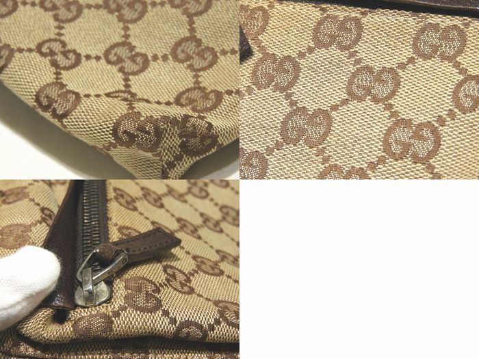 GUCCI グッチ ウエストバッグ ☆ 28566 ボディバッグ ベージュ系 GG