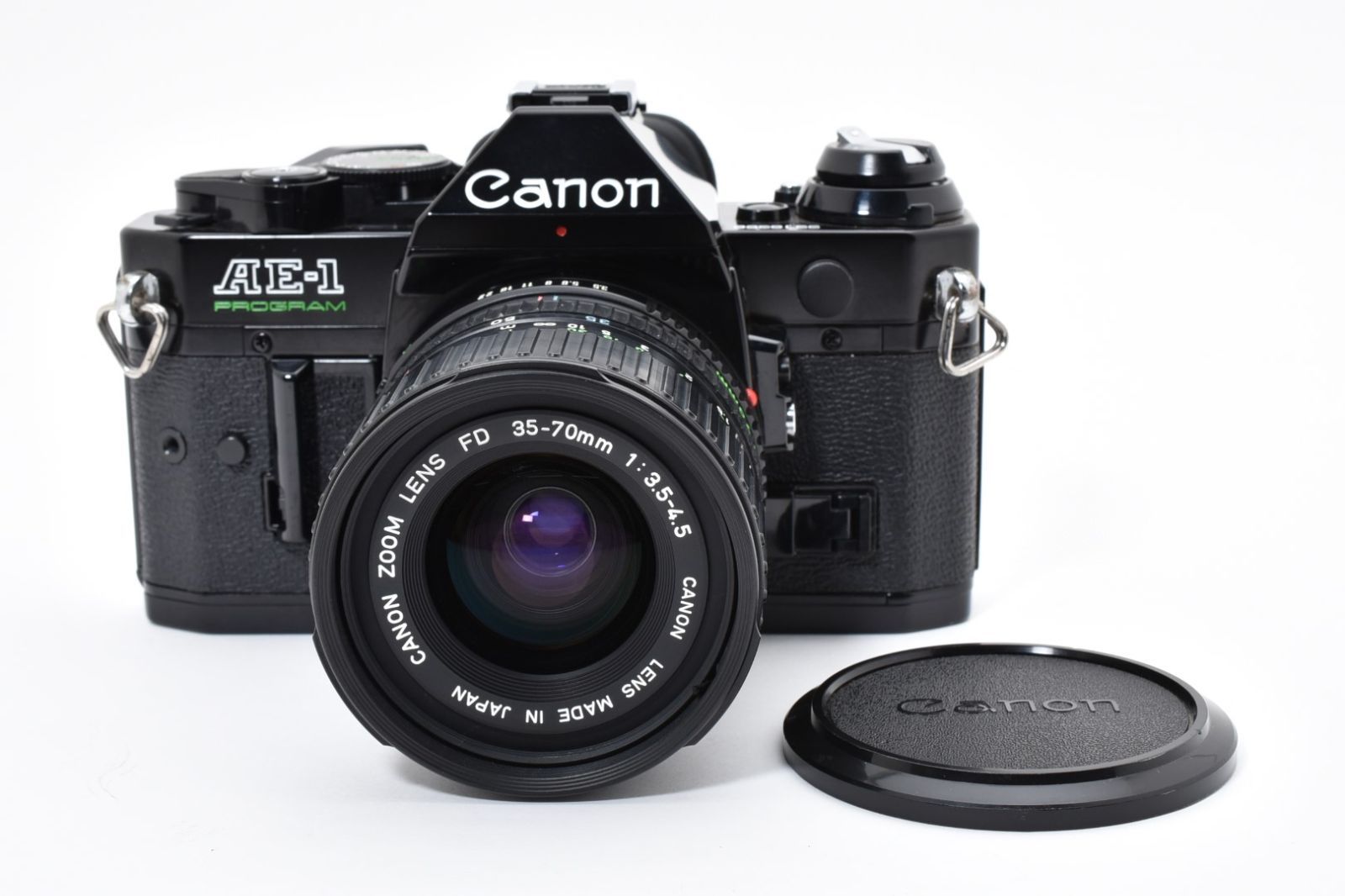 4599A キヤノン Canon AE-1 Program Black 35-70mm フィルムカメラ