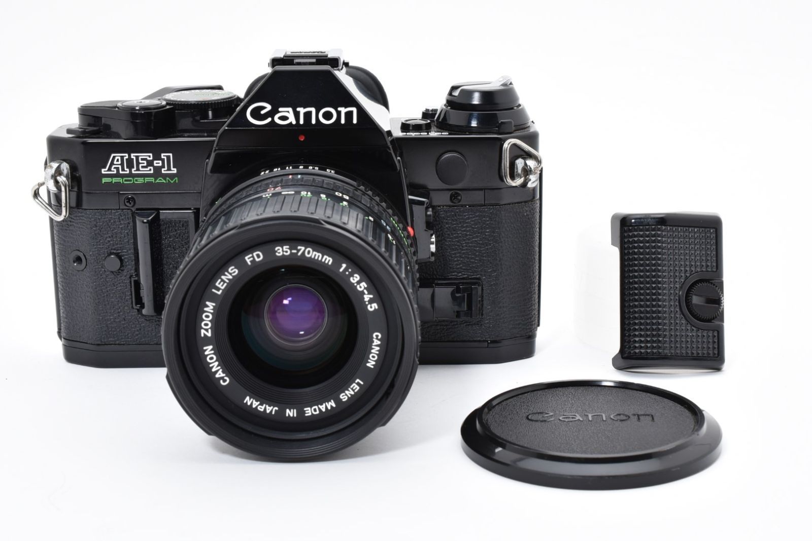 4599A キヤノン Canon AE-1 Program Black 35-70mm フィルムカメラ