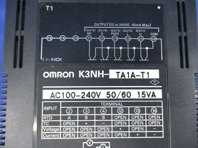デジタル温度 プロセスメータ AC 100-240 V K 3 NH-TA 1 A-T