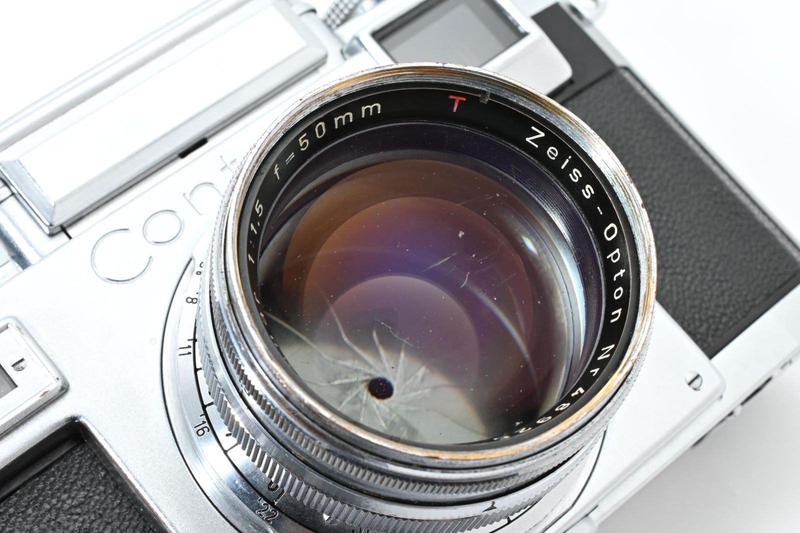  4602 L コンタックス Zeiss Ikon Contax IIIa 50 mm F 1 5 フィルムカメラ 一眼レフカメラ(フィルム) フィルムカメラ