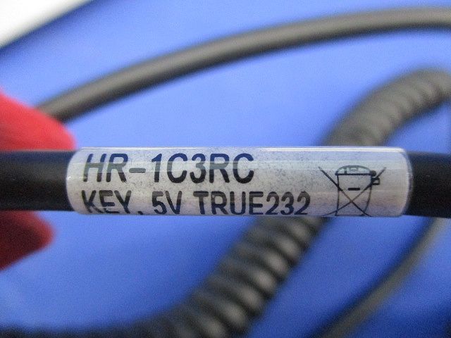 HR-100シリーズ用通信ケーブル カールタイプ3 m キズ･汚れ有 HR-1 C 3 RC