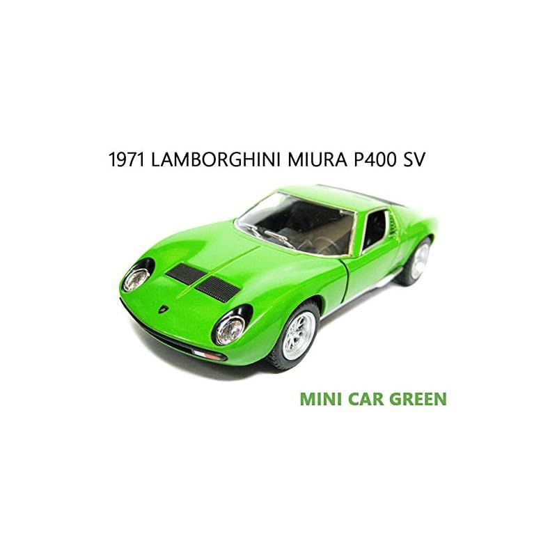 迅速発送】1971年式 ランボルギーニミウラ/グリーン P400 ミニカー （1
