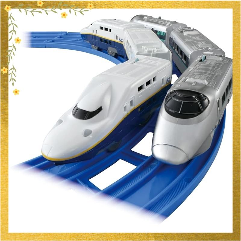 タカラトミー TAKARA TOMY プラレール 新幹線 400系つばさ E 4系Max セット 1