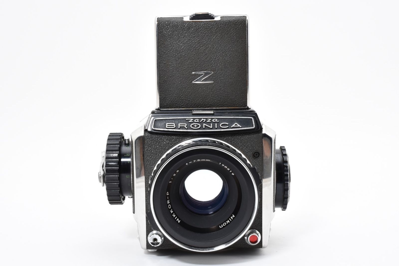  4603 ブロニカ ZENZA BRONICA S 6 x フィルムカメラ Nikkor P 75 mm f 2 8 大判 中判カメラ(フィルム) フィルムカメラ