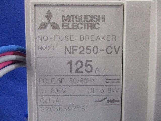 ノーヒューズブレーカ 3 P 125 A NF 250-CV
