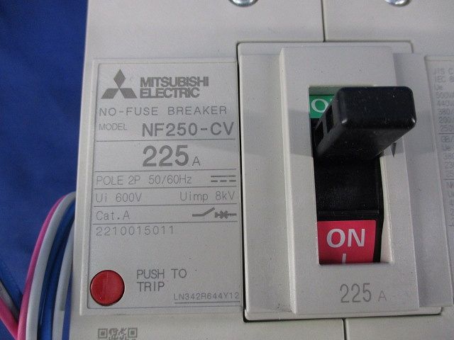 ノーヒューズブレーカ 2 P 225 A NF 250-CV