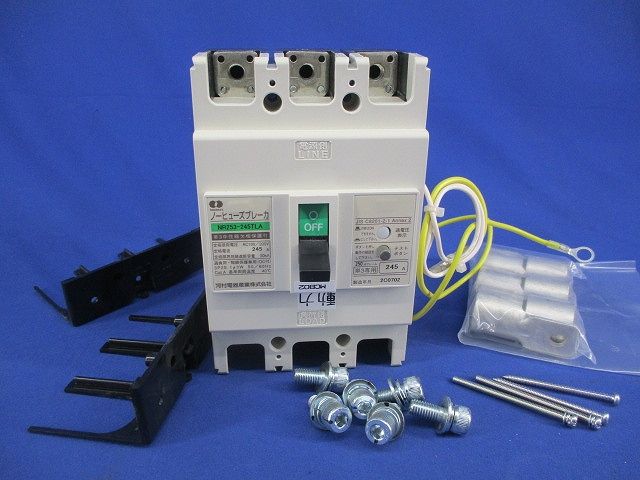 ノーヒューズブレーカ 単3中性線欠相保護付 NR 253-245 TLA