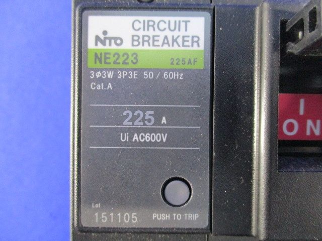 サーキットブレーカ3 P 225 A NE 223