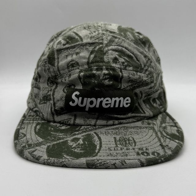 Supreme 17 aw 100 Dollar Bill Camp Cap シュプリーム 100ダラービルキャンプキャップ