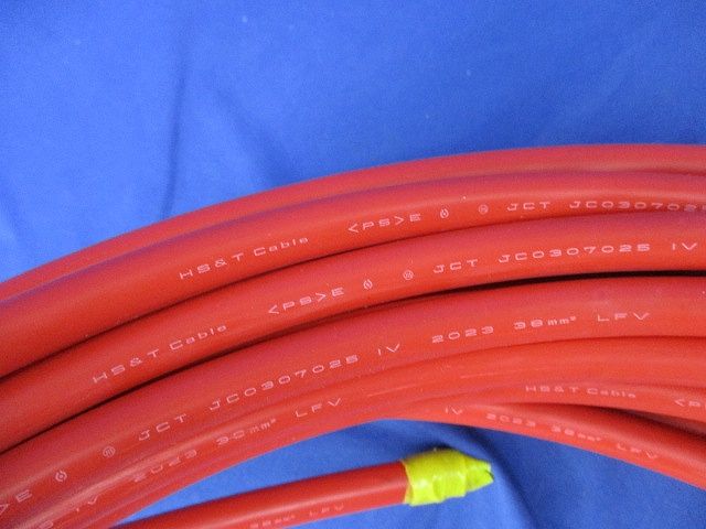  ビニル絶縁電線22ｍ 赤 IV 38 SQ 電設資材 材料 資材