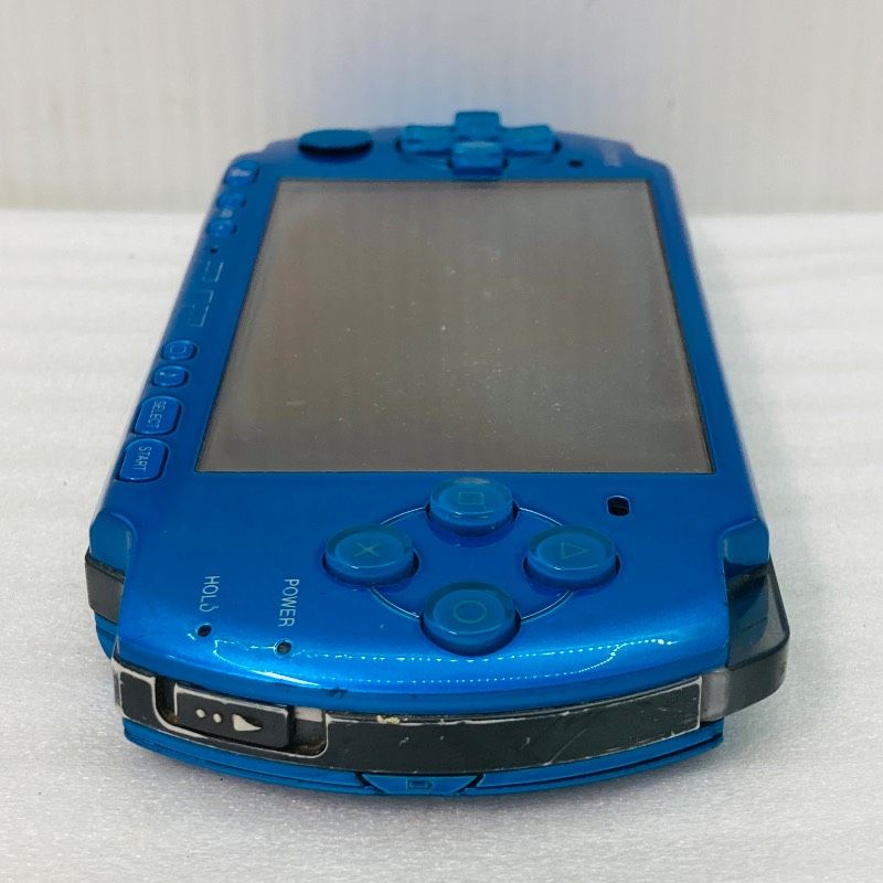 動作確認済み】【新品バッテリー付】PSP本体 [バイブラント・ブルー