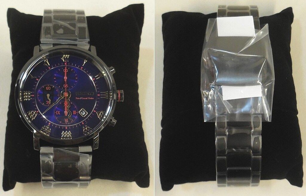 セイコー SEIKO×Fate Grand Order オリジナルサーヴァントウォッチ ランサー エレキシュガルモデル ウォッチスタンド付き 腕時計