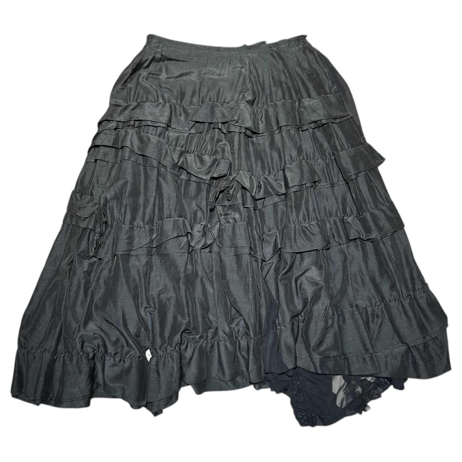 COMME des GARCONS(コムデギャルソン) Lace-embellished tiered skirt
