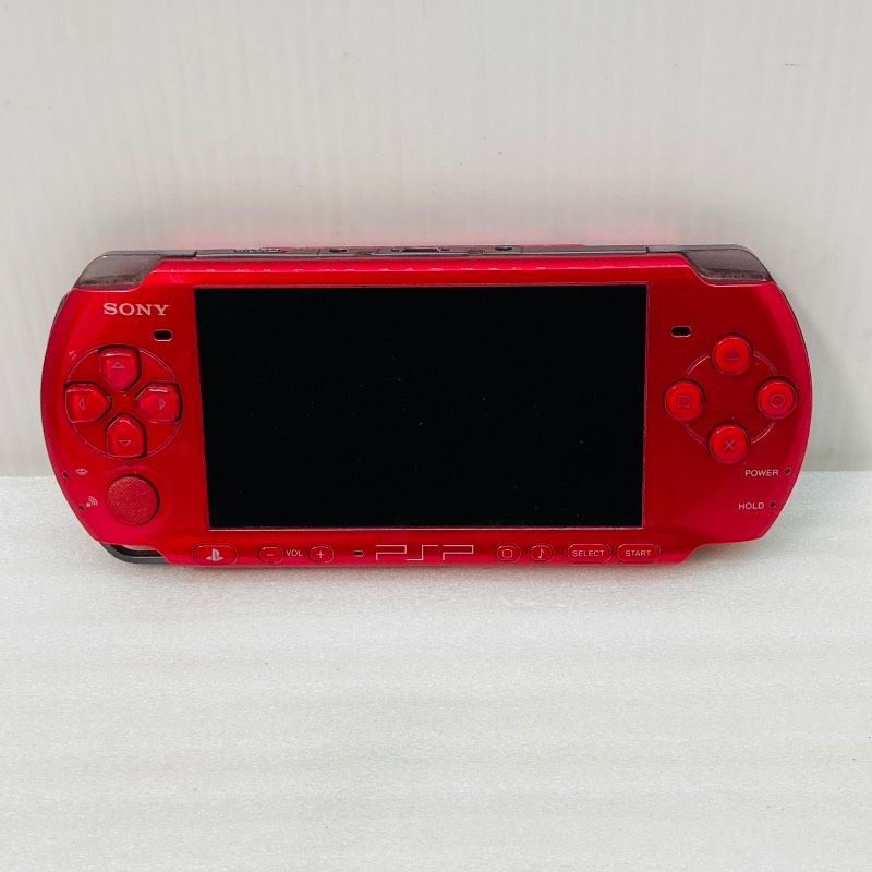 バッテリー付 PSP本体 ラディアント レッド PSP-3000 メモリーカード付 ACアダプター付 BK 8