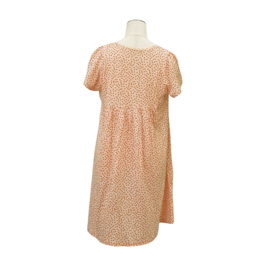 フランシュリッペ ドット 花 うさぎ ブラウス フリル 後ろリボン 3L