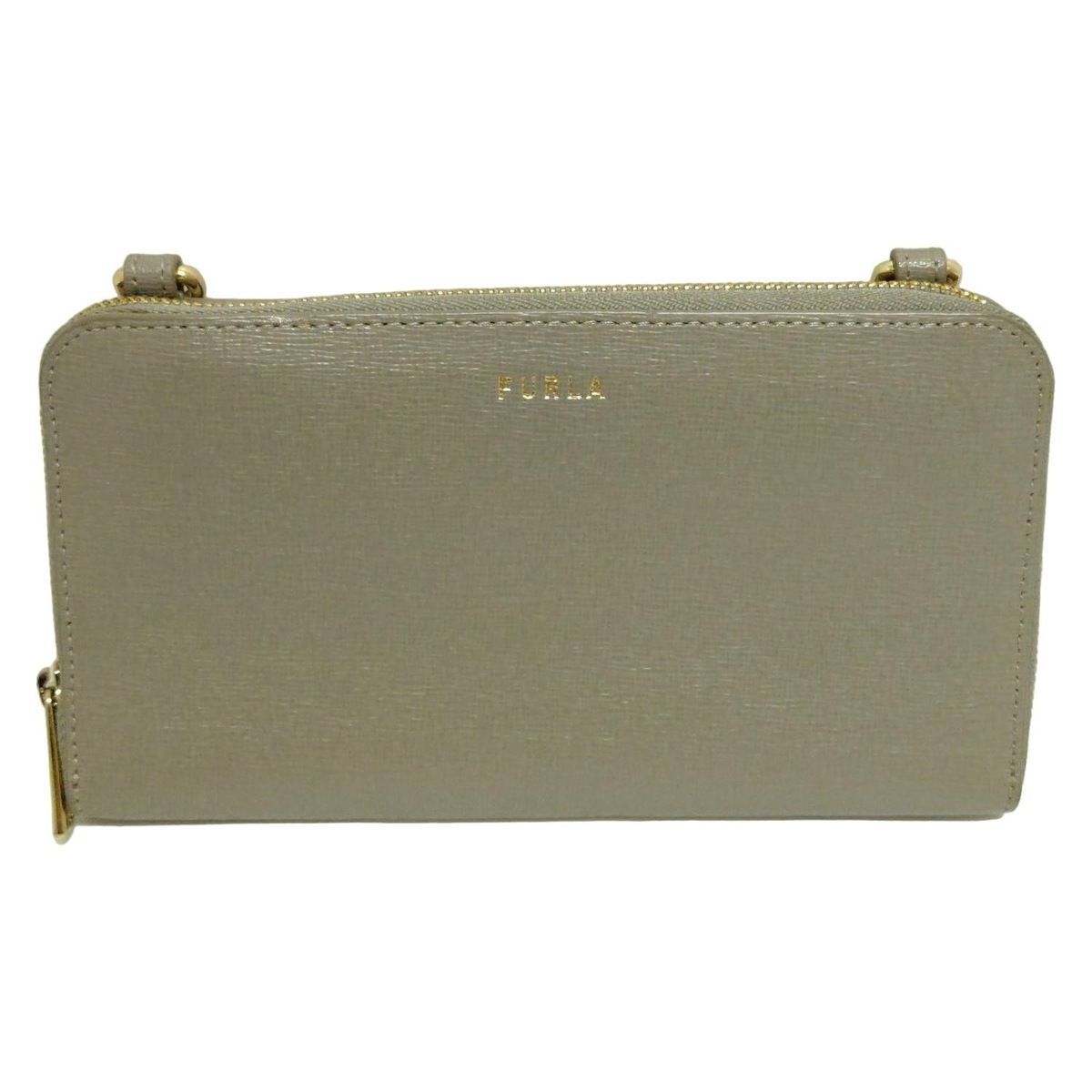 FURLA(フルラ) ショルダーバッグ - グレーベージュ レザー