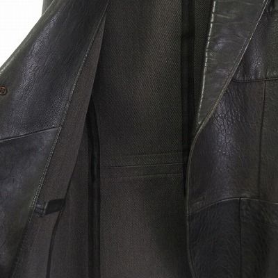 グッチ GUCCI 美品 トムフォード期 テーラードジャケット ラムレザー