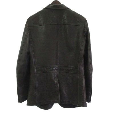 グッチ GUCCI 美品 トムフォード期 テーラードジャケット ラムレザー