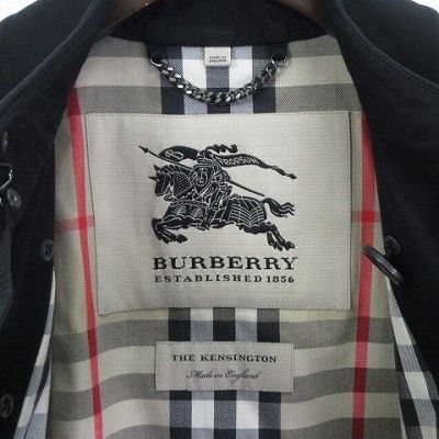 バーバリー BURBERRY 美品 THE KENSINGTON トレンチコート ショート